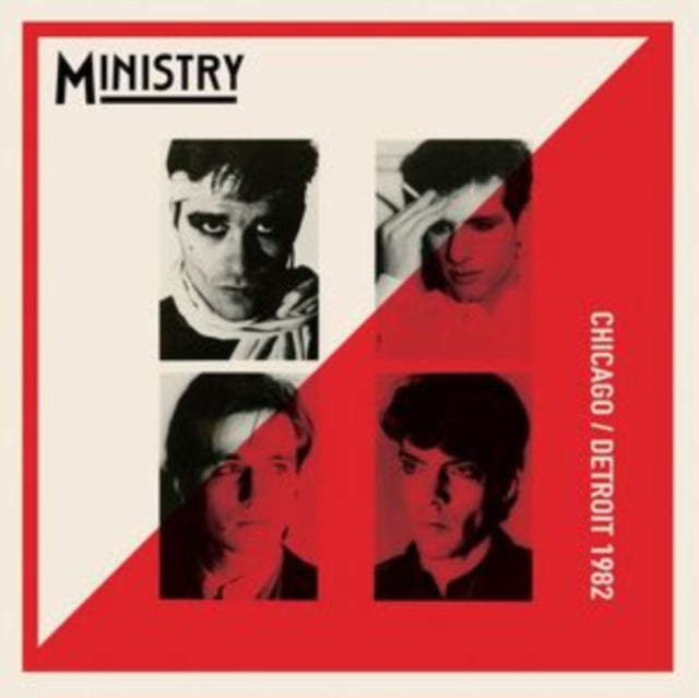 MINISTRY | CHICAGO/DETROIT 1982 (RED MARBLE VINYL) | VINYL RECORD (LP)