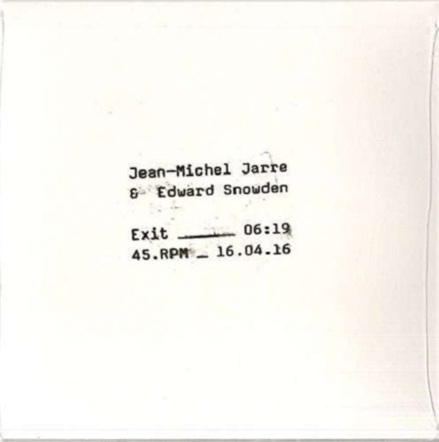 JARRE, JEAN-MICHEL | EXIT | 7IN VINYL