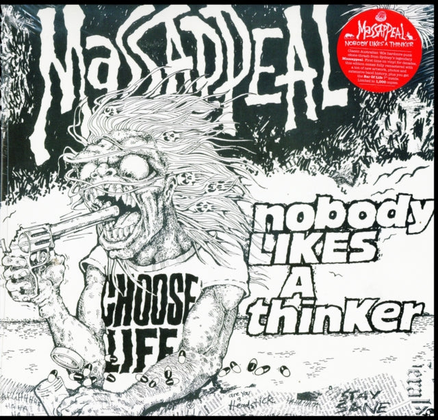 MASSAPPEAL | NOBODY LIKES A THINKER (RED/GRAY SPLATTER VINYL) / BAR OF LIFE (7INCH) | VINYL RECORD (LP)