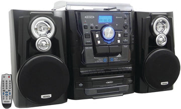 JMC-1250 Bluetooth Turntable/CD/Cassette/Radio Music Entertainment System