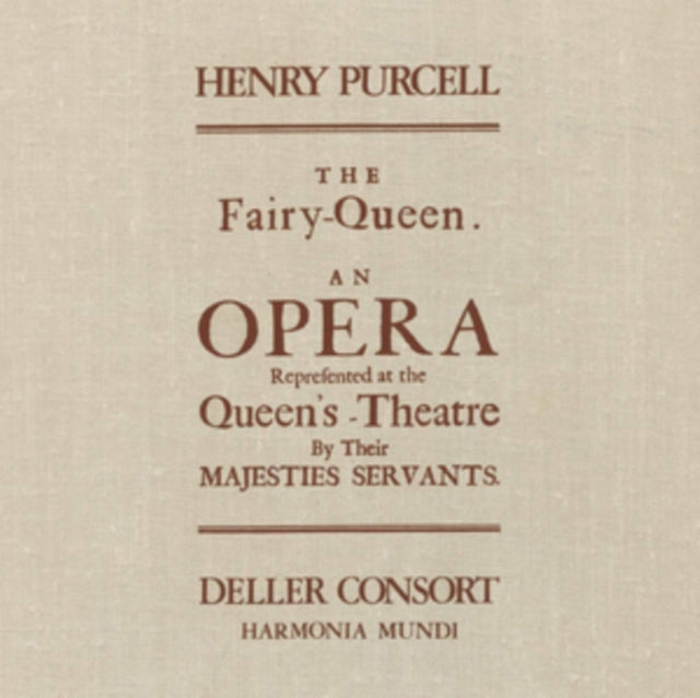 DELLER, ALFRED | PURCELL: THE FAIRY QUEEN | VINYL RECORD (LP)