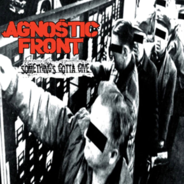 AGNOSTIC FRONT | SOMETHINGâ€™S GOTTA GIVE (LTD/180G/CLEAR W/ RED & SILVER VINYL) | VINYL RECORD (LP)