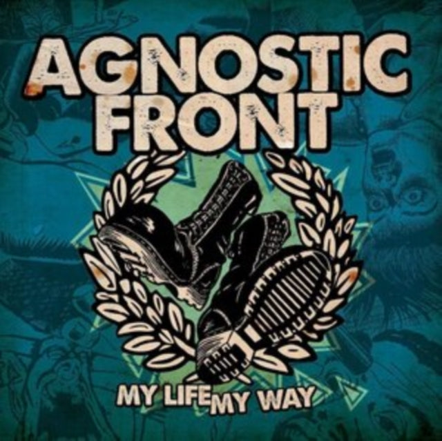 AGNOSTIC FRONT | MY LIFE MY WAY (OLIVE GREEN & TRANSPARENT BLUE VINYL) | VINYL RECORD (LP)