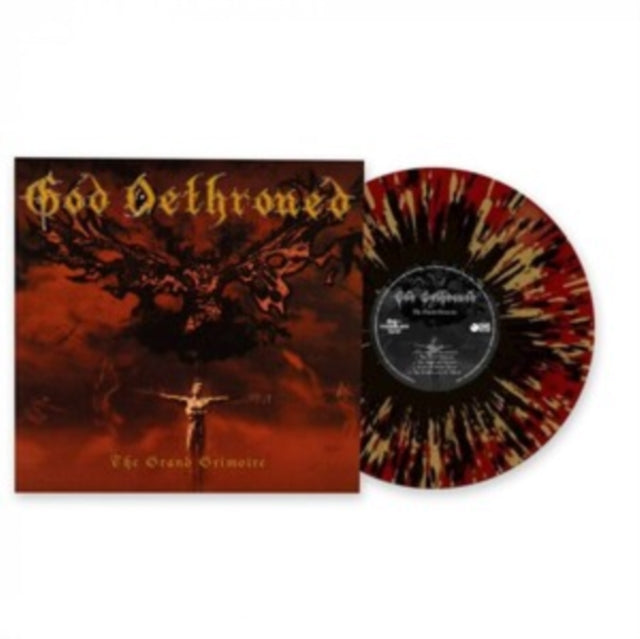 GOD DETHRONED | GRAND GRIMOIRE (TRANSPARENT RED W/ GOLD & BLACK SPLATTER VINYL) | VINYL RECORD (LP)
