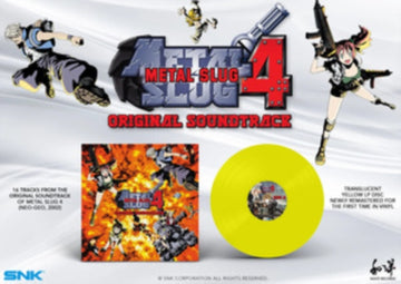SNK SOUND TEAM | METAL SLUG 4 OST (YELLOW VINYL) | VINYL RECORD (LP)