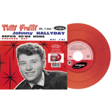HALLYDAY, JOHNNY | EP NÂ°08 - TUTTI FRUTTI (RED VINYL) | 7IN VINYL