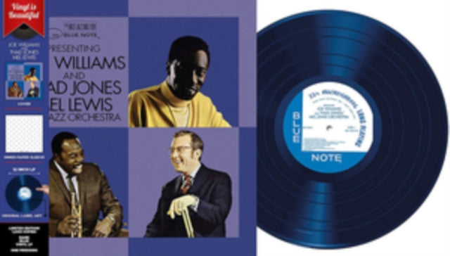WILLIAMS, JOE | PRESENTING JOE WILLIAMS & THAD JONES / MEL LEWIS, THE JAZZ ORCHESTRA (BLUE VINYL) | VINYL RECORD (LP)