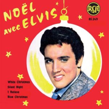NOEL AVEC ELVIS (RED VINYL) | 7IN VINYL