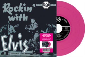 EP ETRANGER N19 ROCKIN WITH ELVIS (VOLUME I) (BELGIUM) (MAGENTA VINYL) | 7IN VINYL