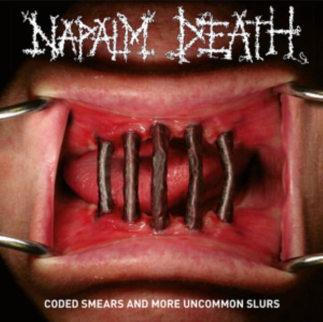 NAPALM DEATH | CODED SMEARS & MORE UNCOMMON SLURS (TRANSPARENT RED VINYL/2LP) | VINYL RECORD (LP)