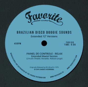 VARIOUS ARTISTS | BRAZILIAN DISCO BOOGIE SOUNDS (EXTENDED 12 VERSIONS) | 12IN VINYL