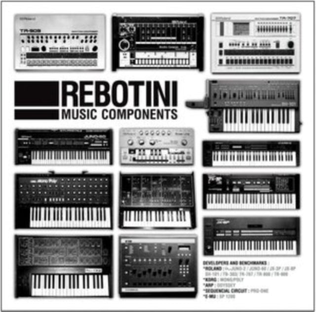 REBOTINI, ARNAUD | MUSIC COMPONENTS (2LP/1-WHITE & 2-BLACK VINYL) | VINYL RECORD (LP)