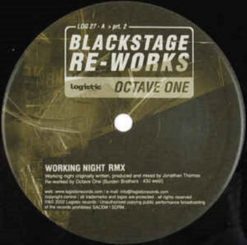 BLACKSTAGE REWORKS PART 2 | VINYL RECORD (LP)