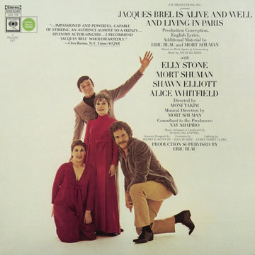 JACQUES BREL IS ALIVE & WELL & LIVING IN PARIS | VINYL RECORD (LP)