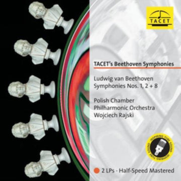 TACET'S BEETHOVEN SYMPHONIES, LUDWIG VAN BEETHOVEN, SYMPHONIES NOS. 1, 2 & 8 | VINYL RECORD (LP)
