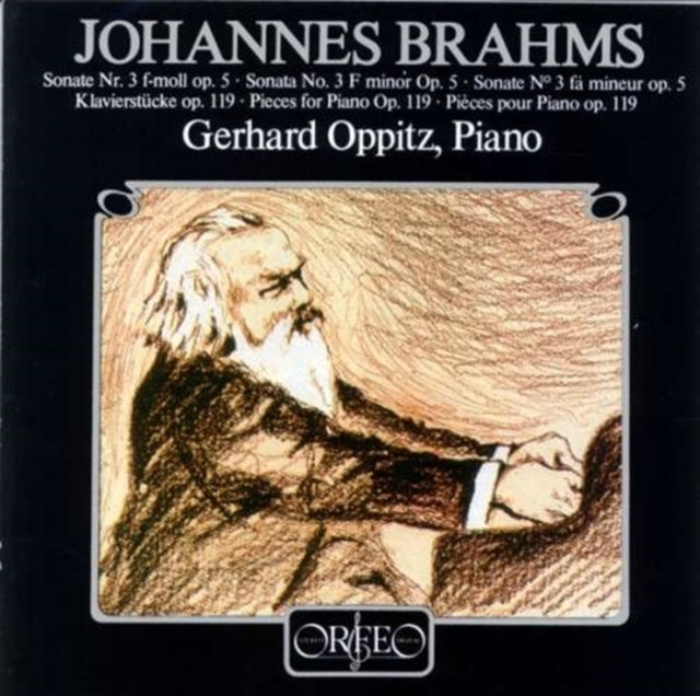 BRAHMS, JOHANNES | SONATA NO. 3 PIECES FOR PIANO | CD