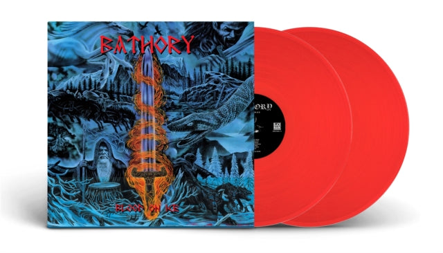 BATHORY | BLOOD ON ICE (2LP/RED VINYL) | VINYL RECORD (LP)