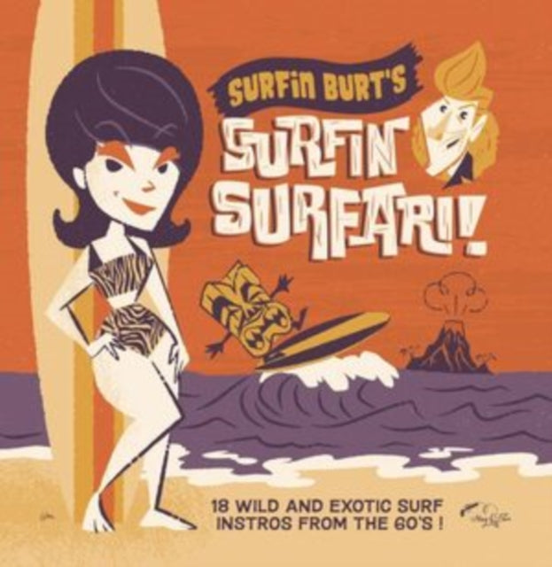 VARIOUS ARTISTS | SURFIN BURT'S SURFIN SURFARI! (ORANGE VINYL) | VINYL RECORD (LP)