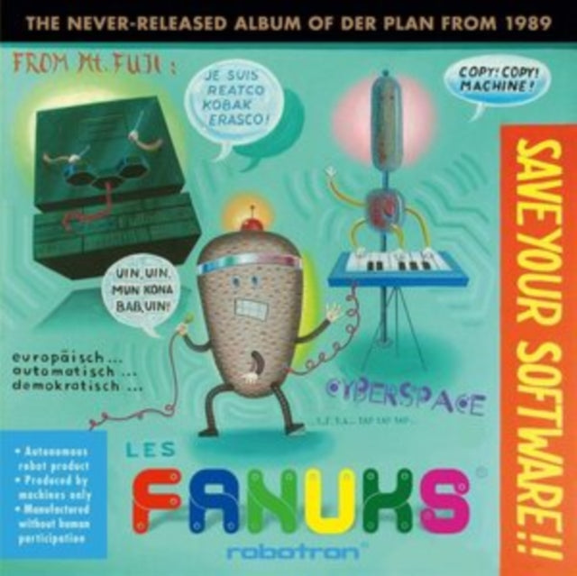 DER PLAN | SAVE YOUR SOFTWARE!! (THE NEVER-RELEASED ALBUM OF DER PLAN FROM 1989) | VINYL RECORD (LP)