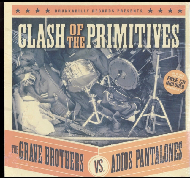 GRAVE BROTHERS VS. ADIOS PANTALONES | CLASH OF THE PRIMITIVES | VINYL RECORD (LP)