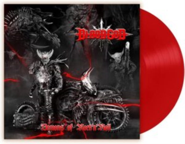 BLOOD GOD | DEMONS OF ROCK'N'ROLL (RED VINYL) | VINYL RECORD (LP)