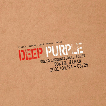 DEEP PURPLE | LIVE IN TOKYO 2001 (RED & CLEAR 'FLAG OF JAPAN VINYL/4LP) | VINYL RECORD (LP)