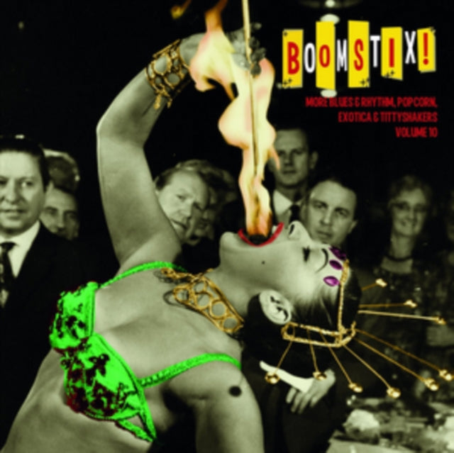 VARIOUS ARTISTS | BOOMSTIX: MORE BLUES & RHYTHM POPCORN EXOTICA & TITTYSHAKERS VOL.10 | 10IN VINYL
