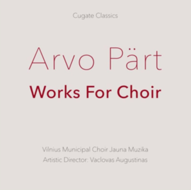 PART, ARVO | WORKS FOR CHOIR | VINYL RECORD (LP)