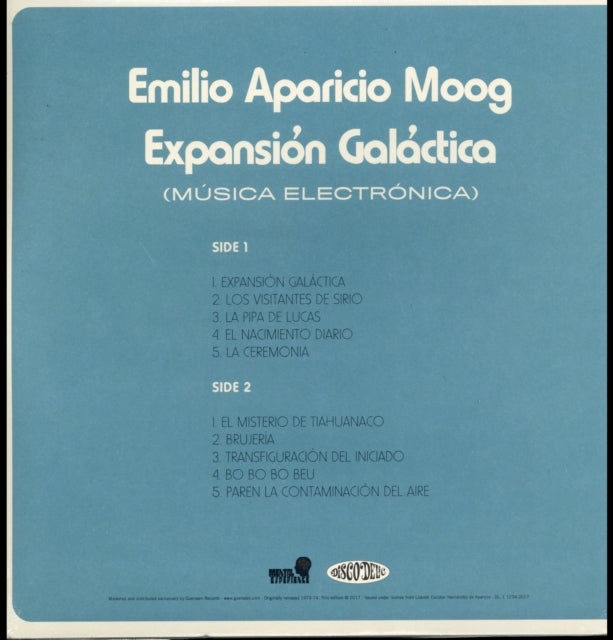 APARICIO MOOG, EMILIO | EXPANSION GALACTICA | VINYL RECORD (LP)