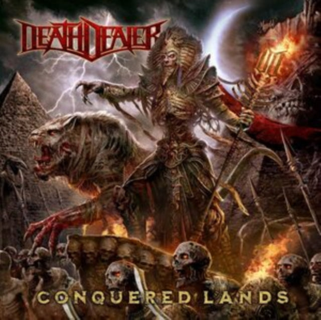 DEATH DEALER | CONQUERED LANDS (BLACK/WHITE SPLATTER VINYL) | VINYL RECORD (LP)