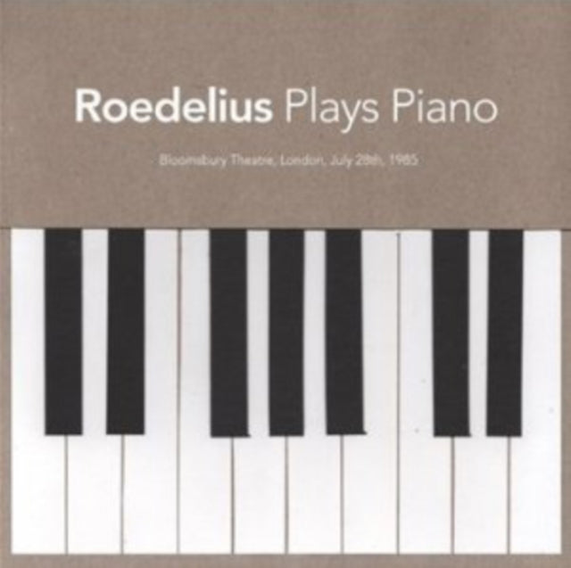 ROEDELIUS | PLAYS PIANO (LIVE IN LONDON 1985) | VINYL RECORD (LP)