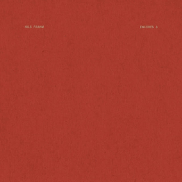 FRAHM, NILS | ENCORES 3 | VINYL RECORD (LP)