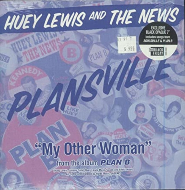 LEWIS, HUEY & THE NEWS | PLANSVILLE | 7IN VINYL