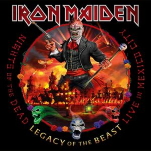 IRON MAIDEN | NIGHTS OF THE DEAD, LEGACY OF THE BEAST: LIVE IN MEXICO CITY (X) (3LP/180G) | VINYL RECORD (LP)