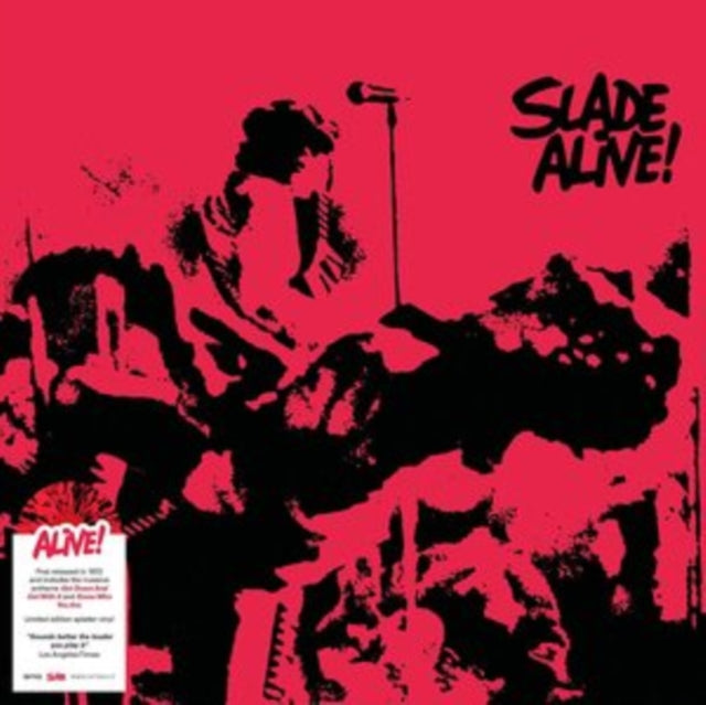 SLADE | SLADE ALIVE! (RED & BLACK SPLATTER VINYL/LIMITED EDITION) | VINYL RECORD (LP)