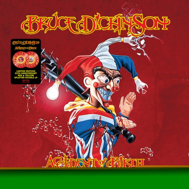 DICKINSON, BRUCE | ACCIDENT OF BIRTH (2LP/25TH ANNIVERSARY/RED & YELLOW SPLATTER VINYL) | VINYL RECORD (LP)