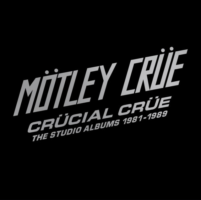 MOTLEY CRUE | CRUCIAL CRUE - THE STUDIO ALBUMS 1981-1989 (LIMITED EDITION/5LP BOX) | VINYL RECORD (LP)