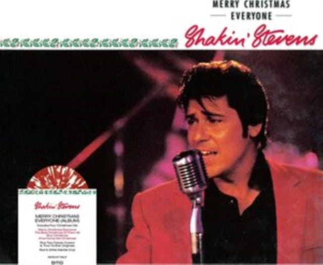 SHAKIN' STEVENS | MERRY CHRISTMAS EVERYONE (RED & WHITE MARBLE VINYL) | VINYL RECORD (LP)