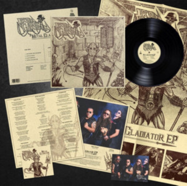 IRON CURTAIN | METAL GLADIATOR | VINYL RECORD (LP)