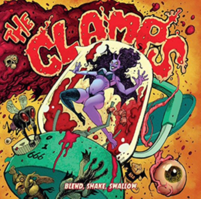 CLAMPS | BLEND SHAKE SWALLOW (GREEN VINYL) | VINYL RECORD (LP)