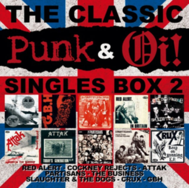VARIOUS  ARTISTS | CLASSIC PUNK & OI! SINGLES BOX (VOL. 2) (10X7IN/VARIOUS COLORS VINYL) | 7IN VINYL