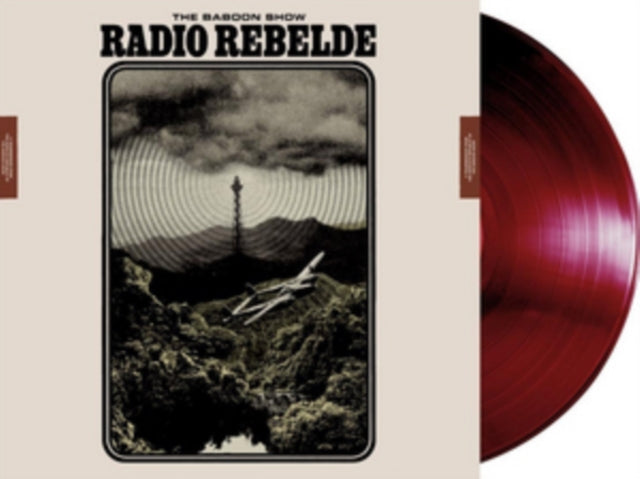 BABOON SHOW | RADIO REBELDE (DARK BURGUNDY RED VINYL) | VINYL RECORD (LP)