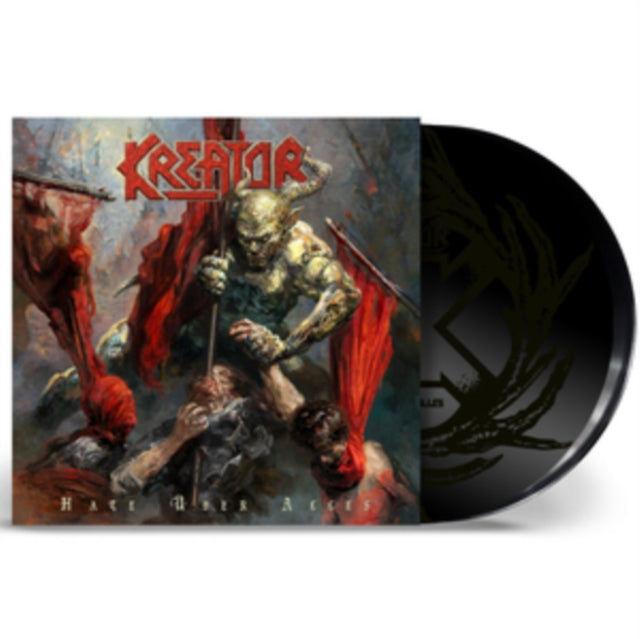 KREATOR | HATE UBER ALLES (TRIFOLD, DOUBLE BLACK W/ ETCHING) | VINYL RECORD (LP)