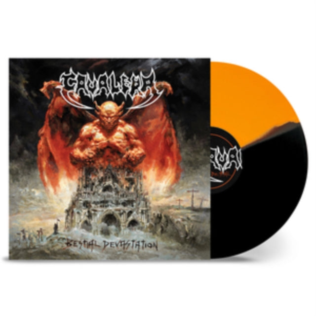 CAVALERA | BESTIAL DEVASTATION (ORANGE BLACK SPLIT VINYL) (EP) | 12IN VINYL