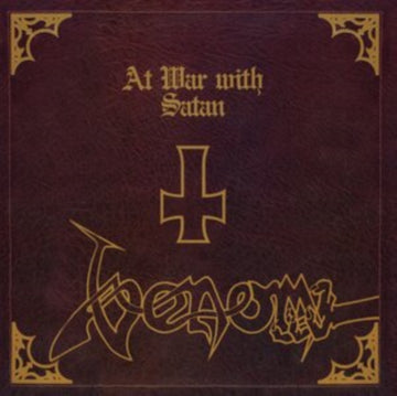 AT WAR WITH SATAN (GOLD VINYL) | VINYL RECORD (LP)