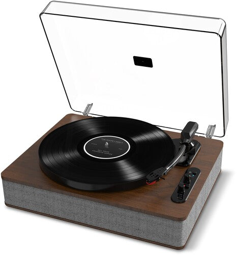 iT103ESP Luxe LP Bluetooth USB Turntable With Stereo Speakers