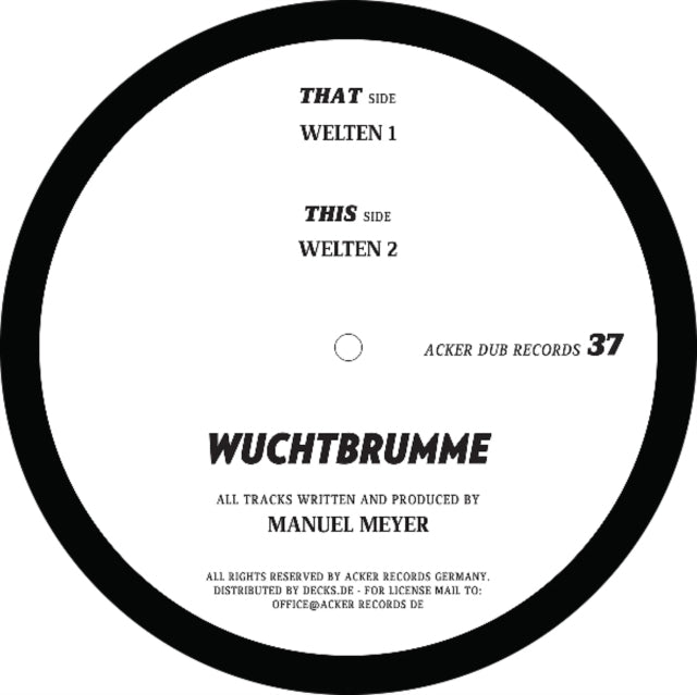 MEYER, MANUEL | WUCHTBRUMME | 12IN VINYL