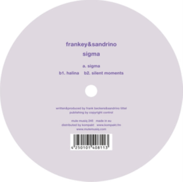 FRANKEY & SANDRINO | SIGMA | 12IN VINYL