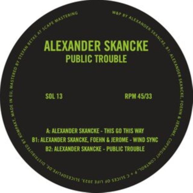 SKANCKE, ALEXANDER | PUBLIC TROUBLE | 12IN VINYL
