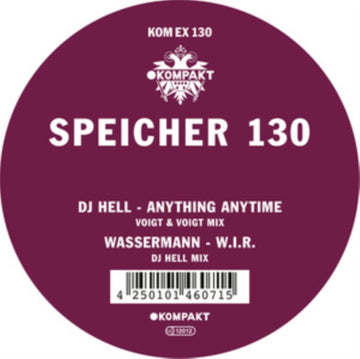 DJ HELL & WASSERMANN | SPEICHER 130 | 12IN VINYL